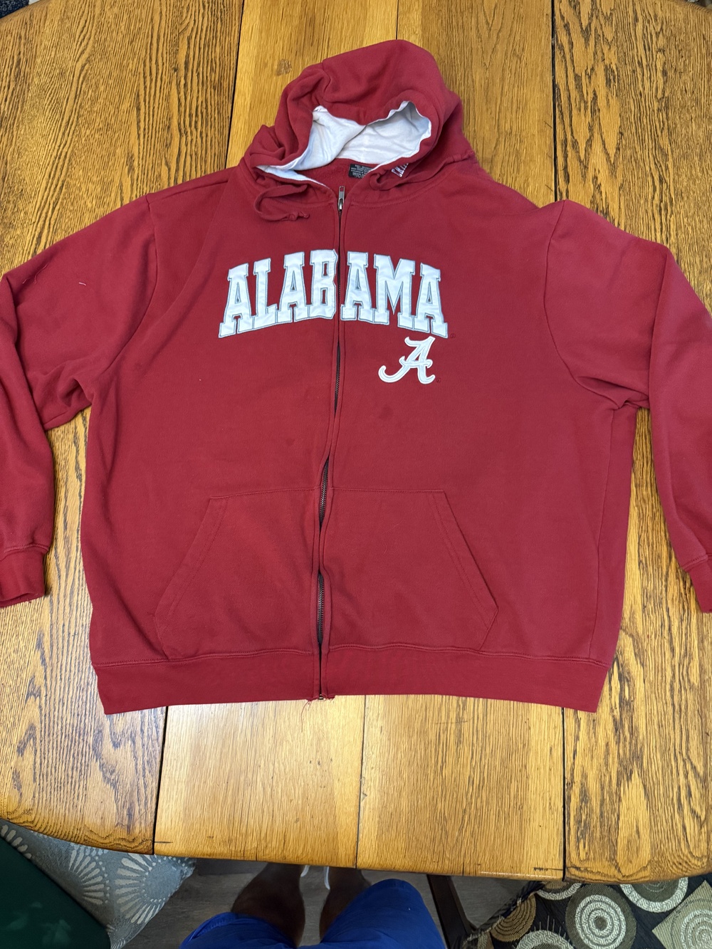 Alabama Crimson Tide Hoodie Mens 3XL NCAA Football Pullover Sweatshirt Colosseum